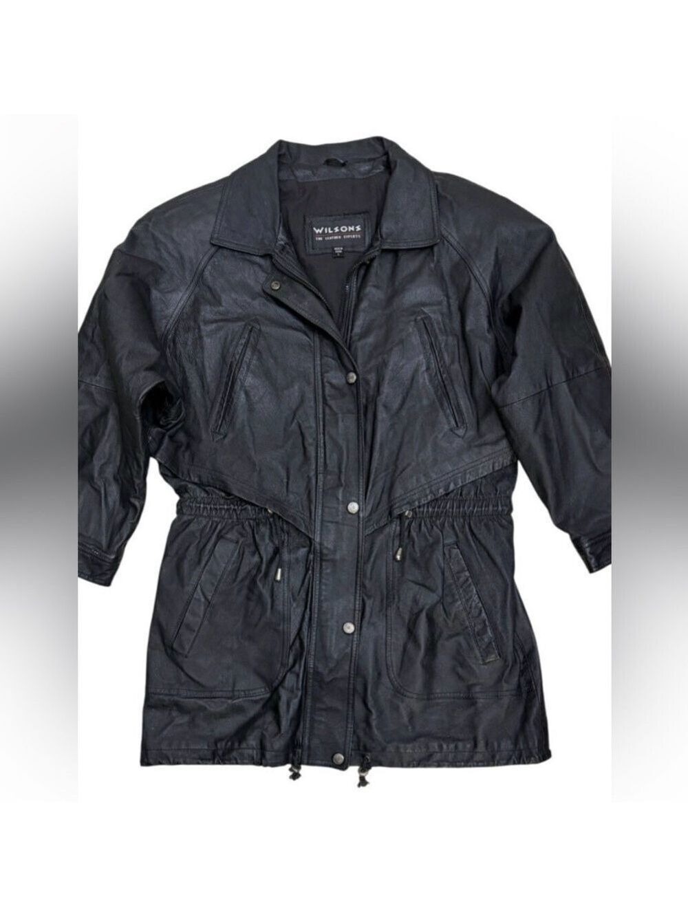 WILSONS LEATHER Vintage Retro Casual Winter Designer Jacket Coat Womens Large